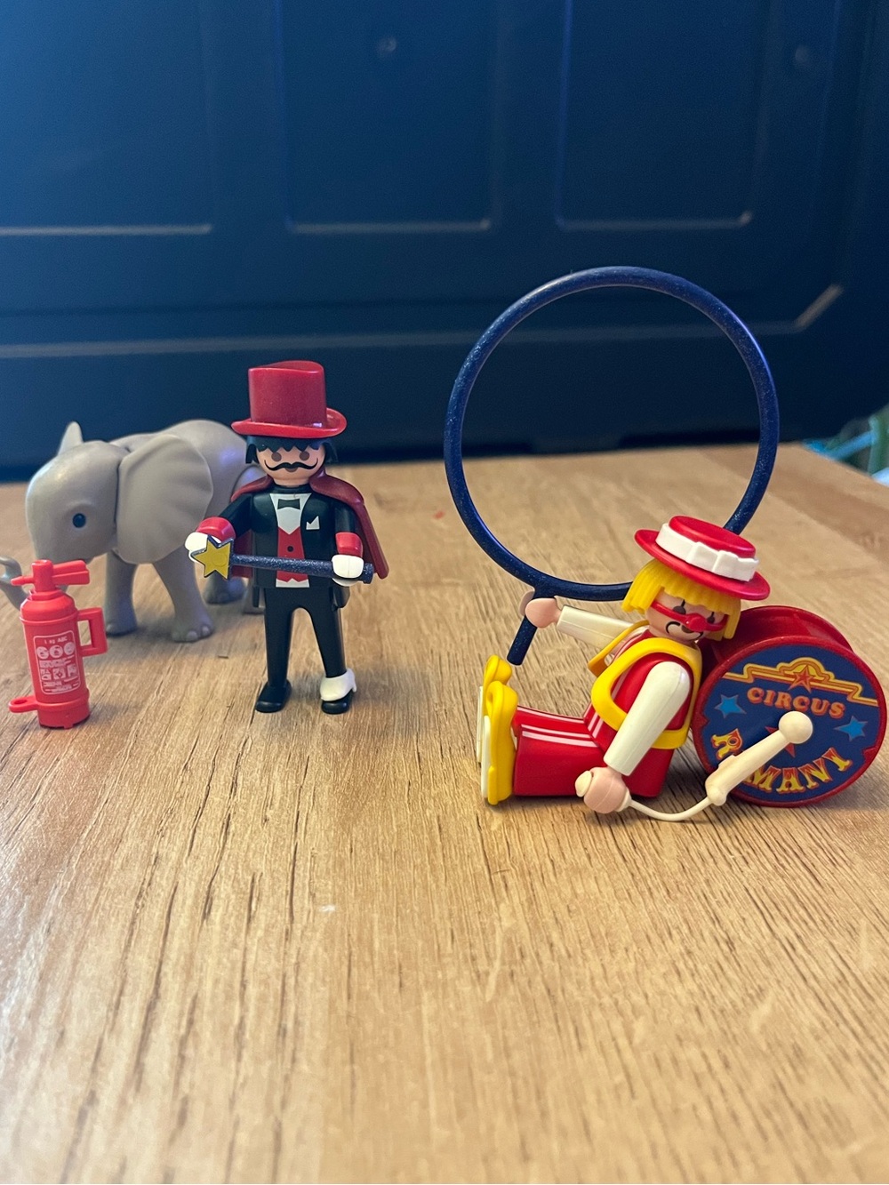 Playmobil Circus Ringmaster & Clown Playset - Red & Yellow